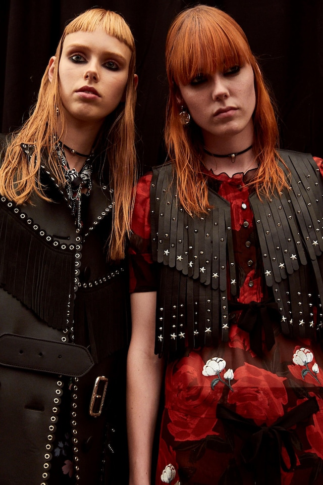 Coach SS17 womenswear NYFW Dazed backstage 12