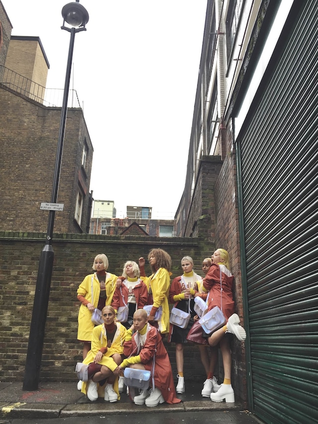 Melissa X The Cambridge Satchel Company LFW intervention 0