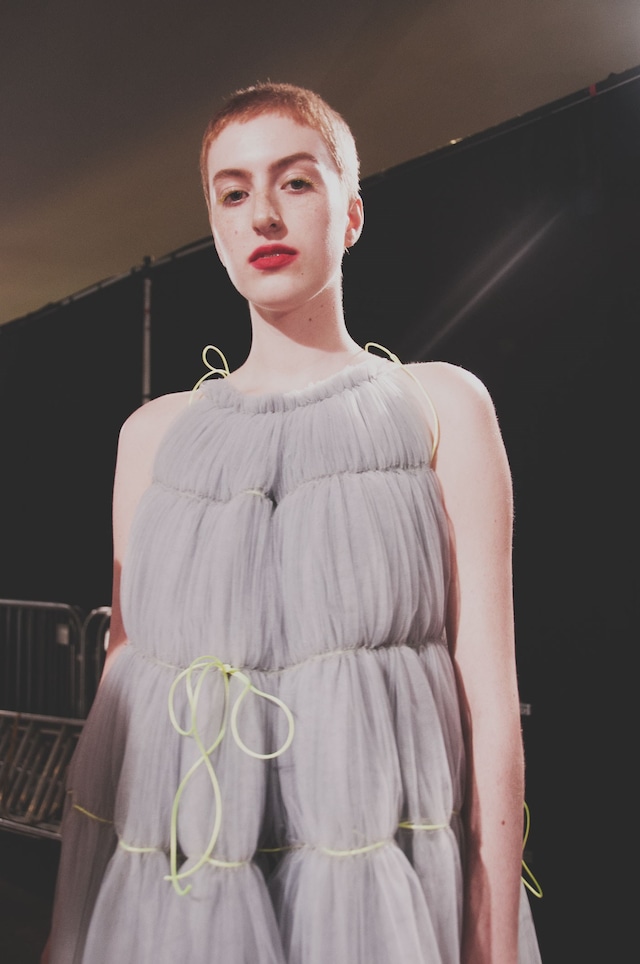 Molly Goddard SS17 womenswear backstage Dazed 0