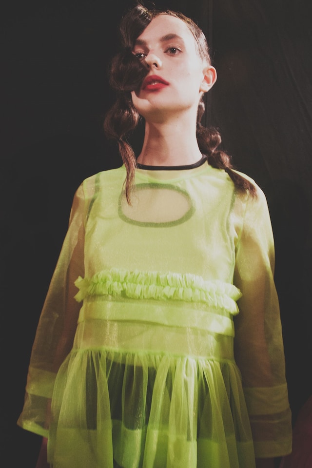 Molly Goddard SS17 womenswear backstage Dazed 7
