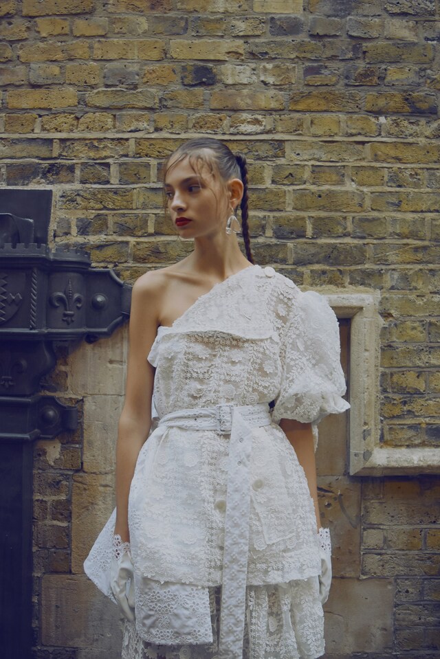 Backstage at Simone Rocha SS17 1