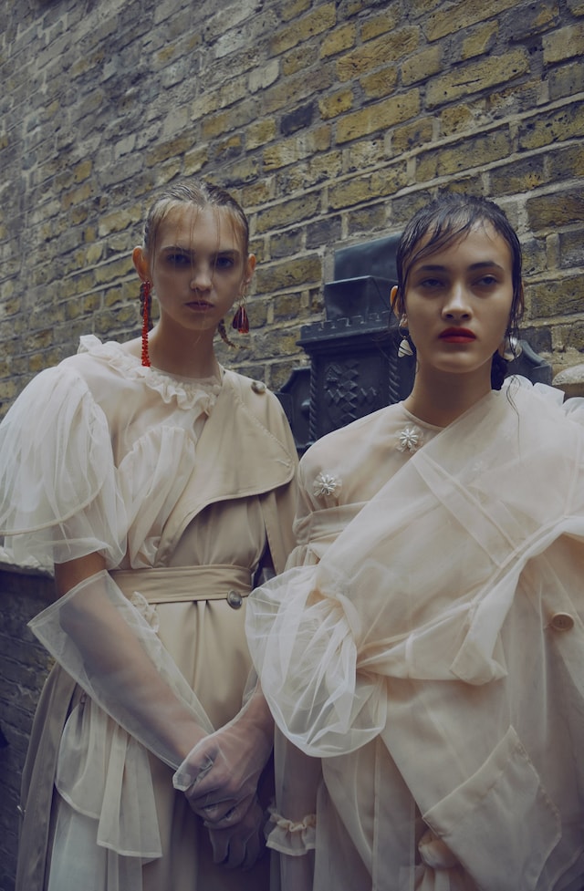 Backstage at Simone Rocha SS17 13