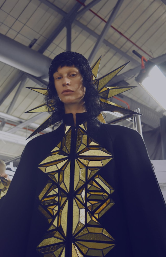 Backstage at Gareth Pugh SS17 3