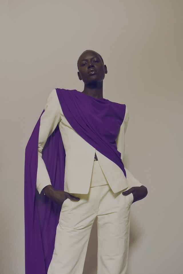 Backstage at Gareth Pugh SS17 1