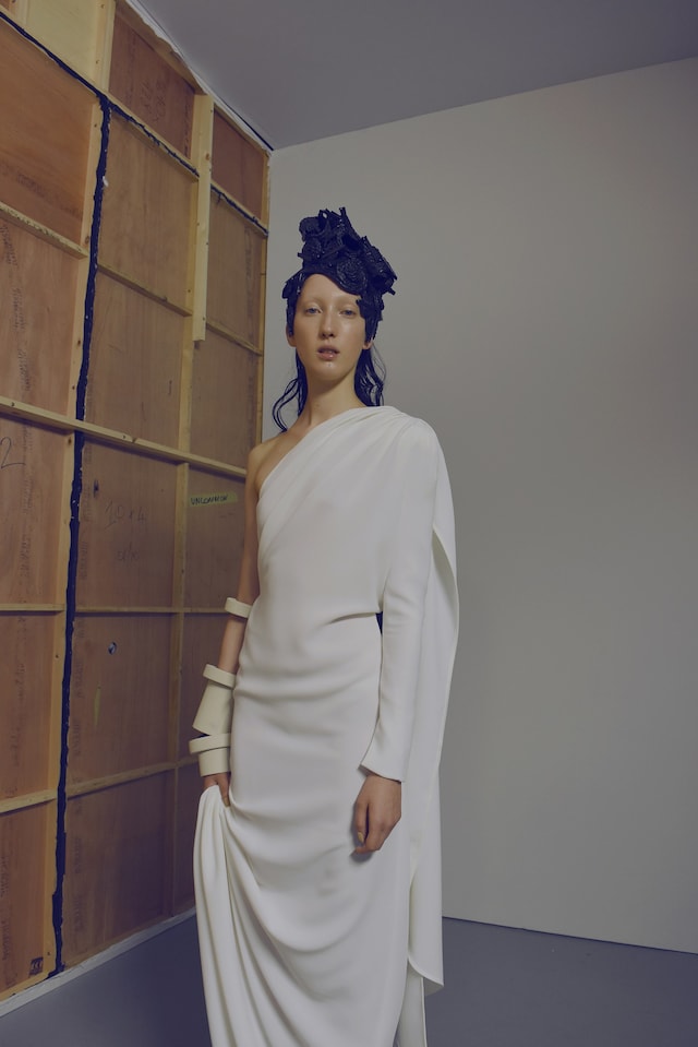 Backstage at Gareth Pugh SS17 7