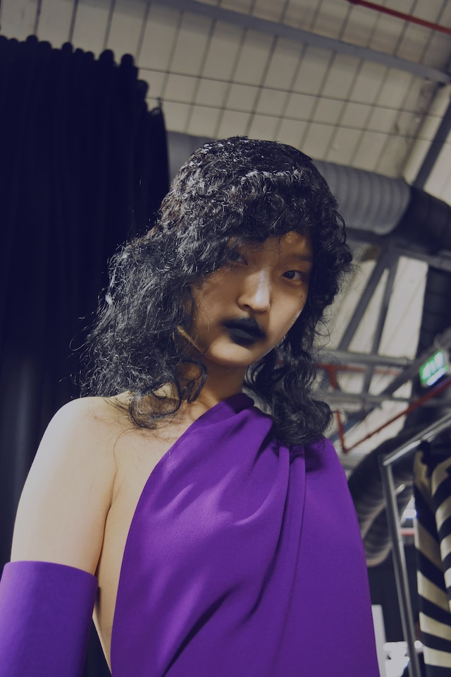 Backstage at Gareth Pugh SS17 14