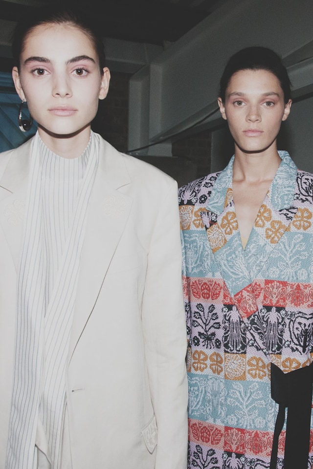 Backstage at Paul Smith SS17 2