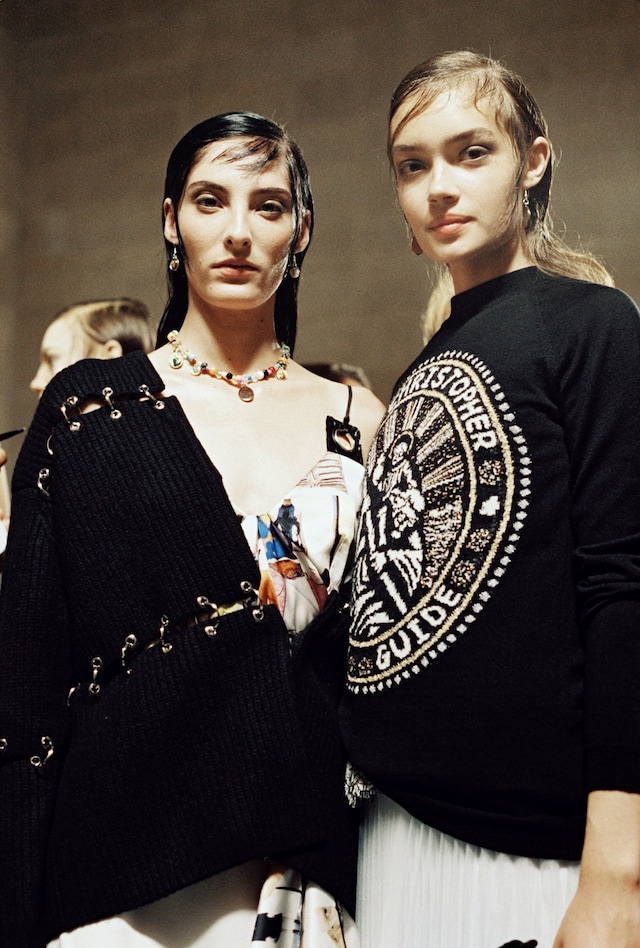 Backstage at Christopher Kane SS17 LFW Dazed 5