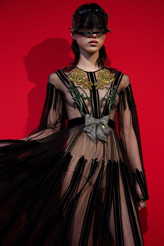 Backstage at Gucci SS17 MFW Dazed 1