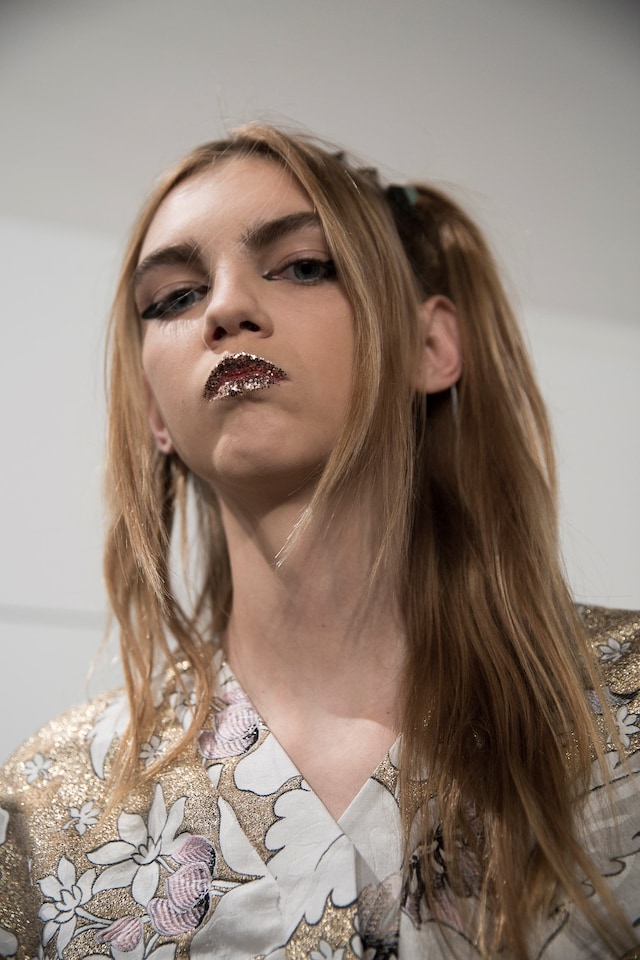 Backstage at Fendi SS17 MFW Dazed 15