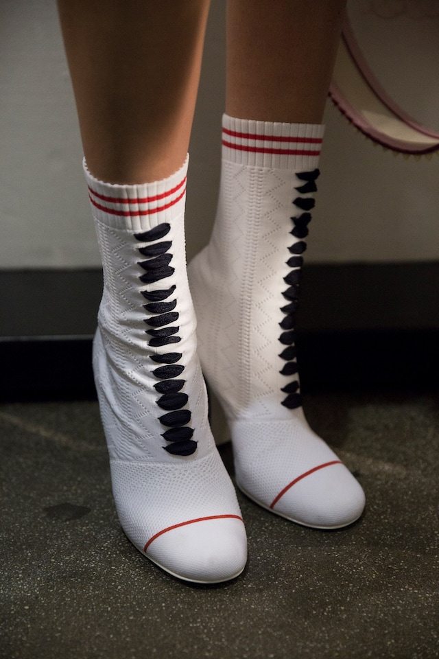 Backstage at Fendi SS17 MFW Dazed 26