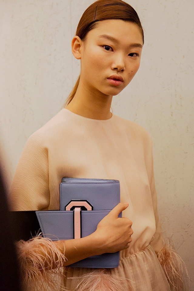 Backstage at Prada SS17 MFW Dazed 15