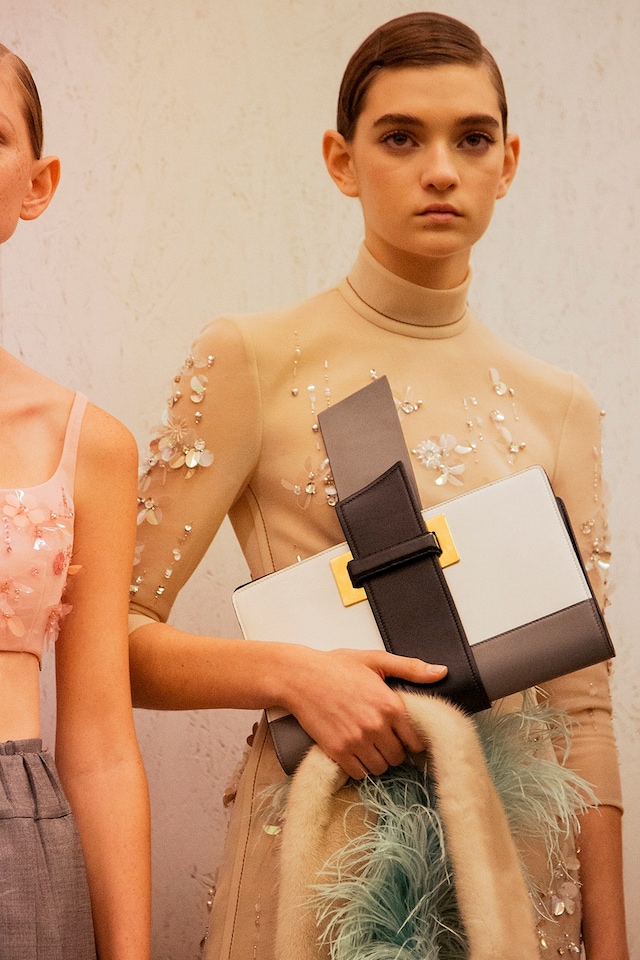 Backstage at Prada SS17 MFW Dazed 13