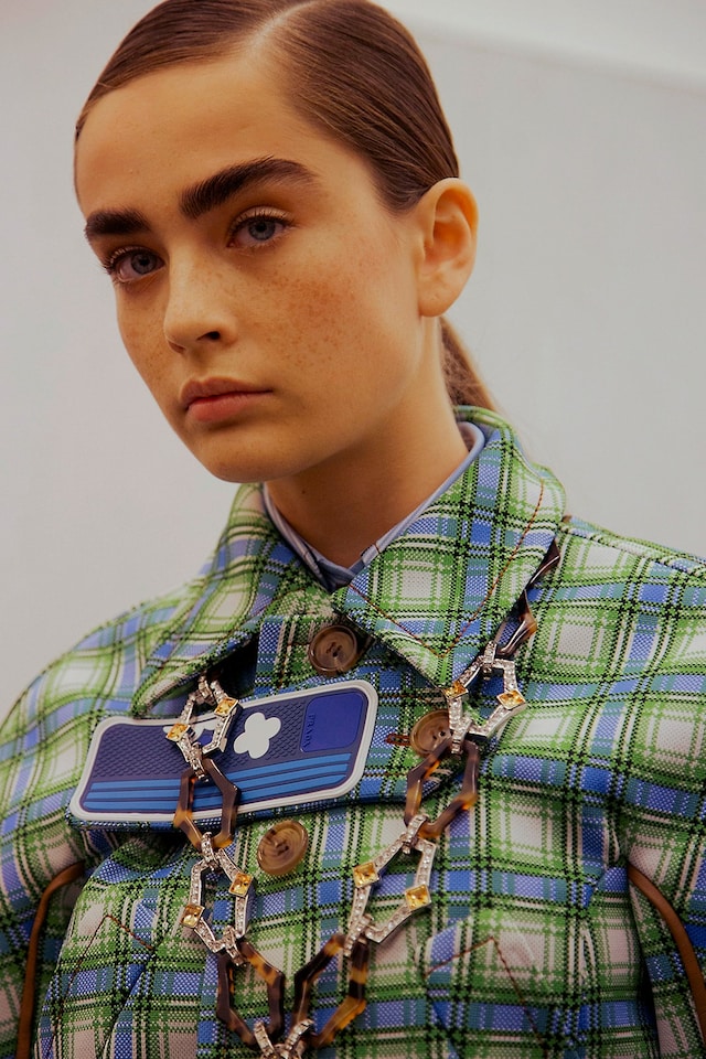 Backstage at Prada SS17 MFW Dazed 19