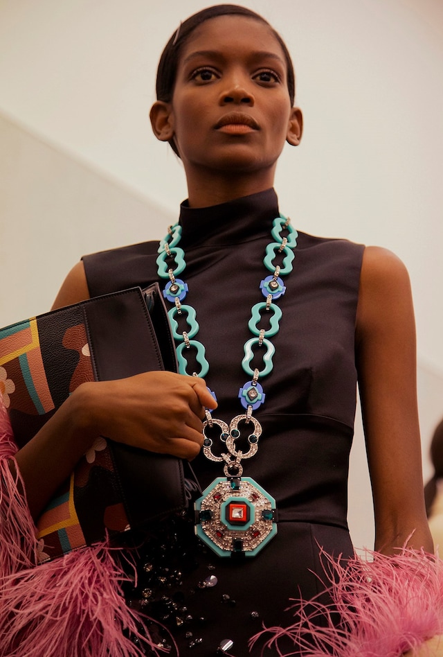 Backstage at Prada SS17 MFW Dazed 20