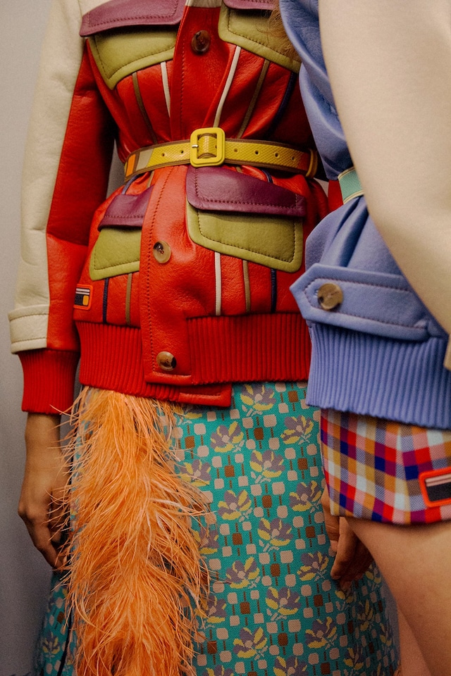 Backstage at Prada SS17 MFW Dazed 27