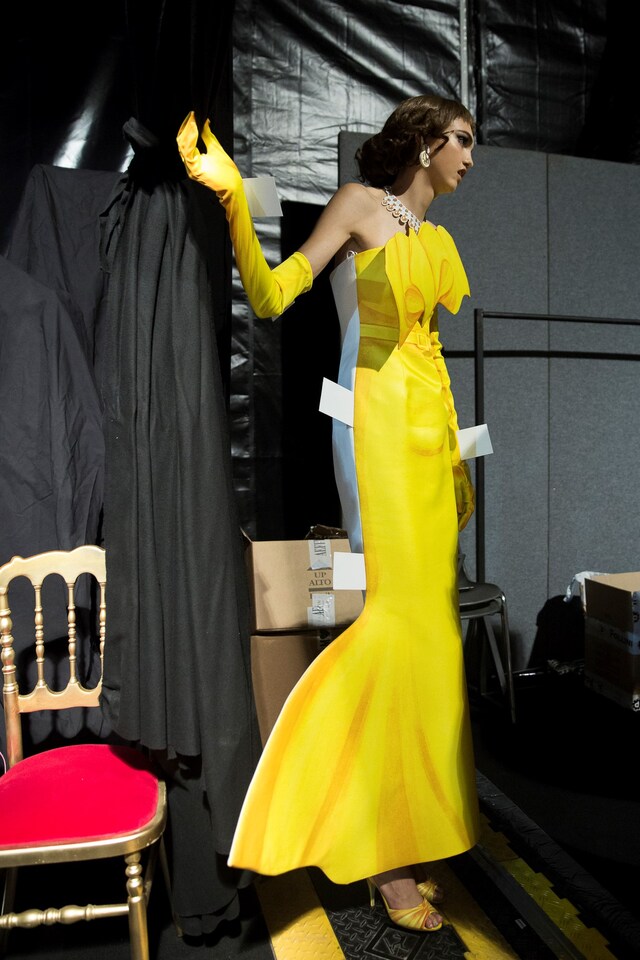 Moschino SS17 womenswear Milan Dazed backstage 9