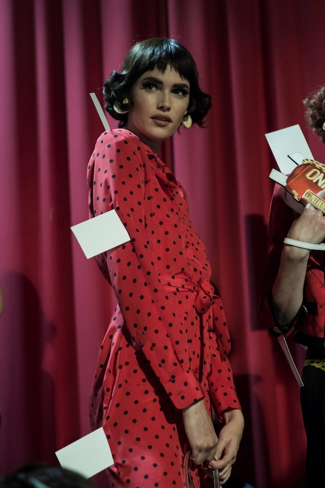 Moschino SS17 womenswear Milan Dazed backstage 14