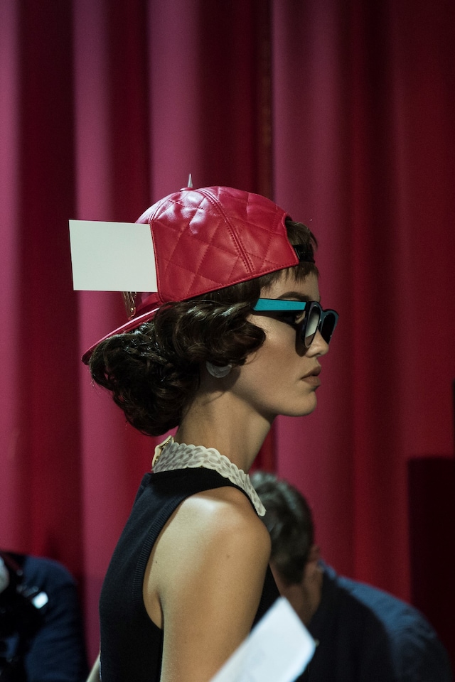 Moschino SS17 womenswear Milan Dazed backstage 20