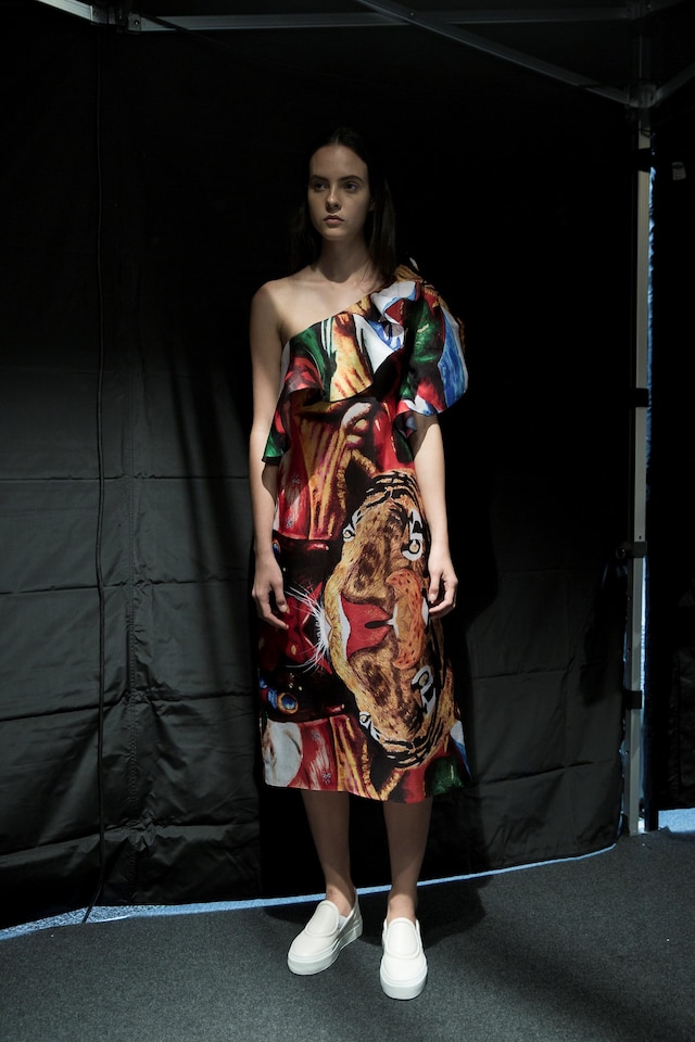 Backstage at Krizia SS17 MFW Dazed 13