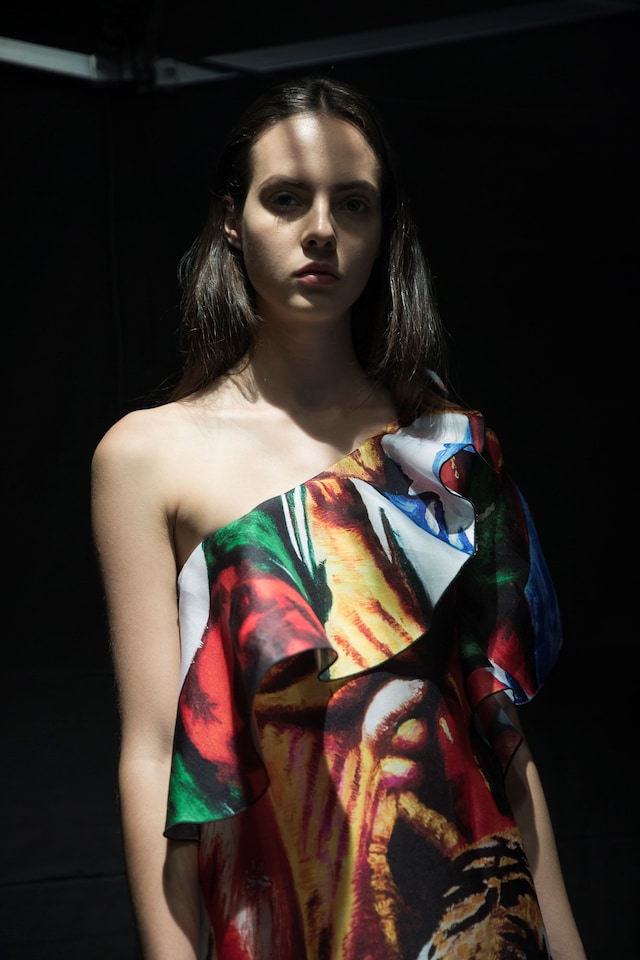 Backstage at Krizia SS17 MFW Dazed 4