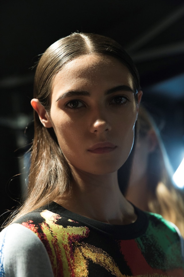 Backstage at Krizia SS17 MFW Dazed 23