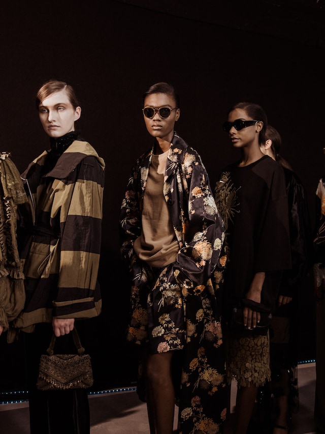 Backstage at Dries Van Noten SS17 13