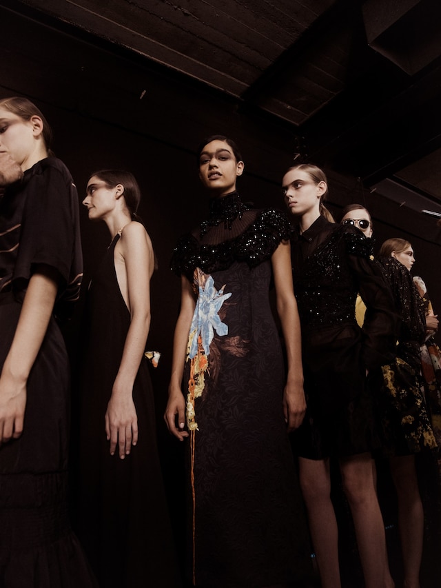 Backstage at Dries Van Noten SS17 15