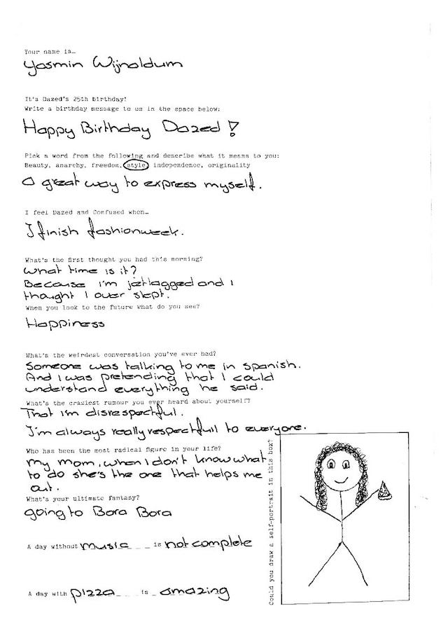 Handwritten Birthday Notes – Autumn/Winter 2016 26