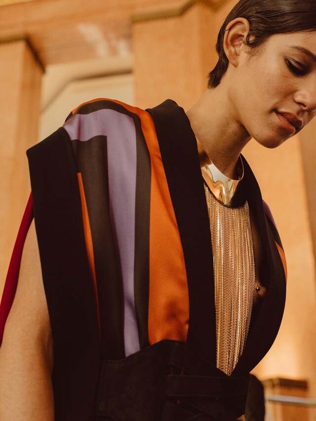 Balmain SS17 Paris womenswear backstage Dazed 3