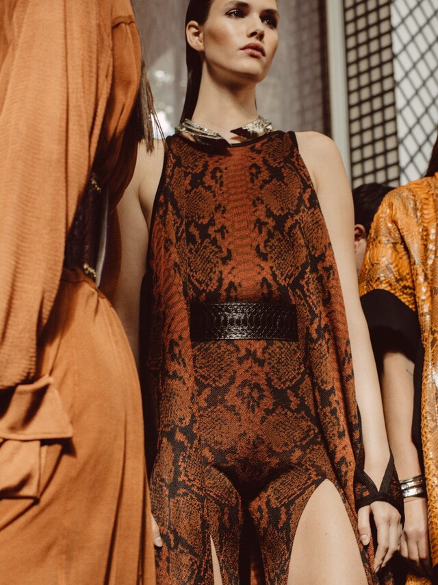 Balmain SS17 Paris womenswear backstage Dazed 2