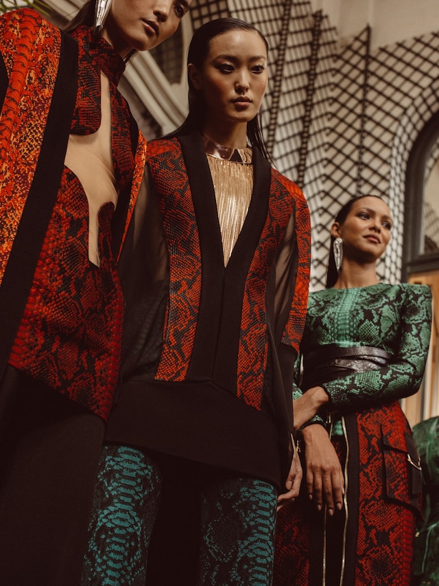 Balmain SS17 Paris womenswear backstage Dazed 11