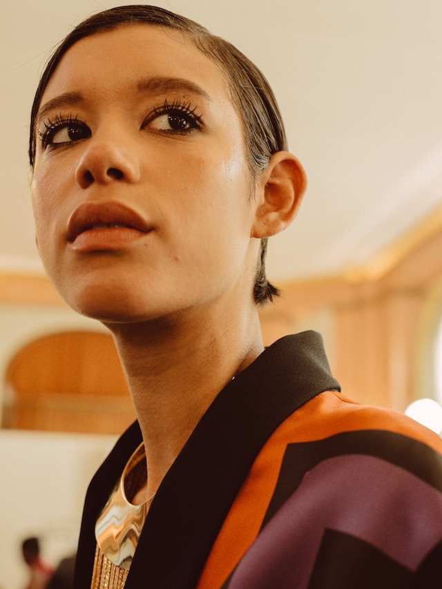 Balmain SS17 Paris womenswear backstage Dazed 13