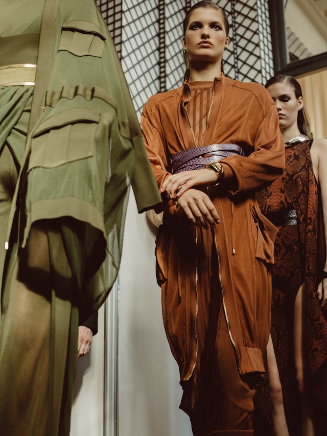 Balmain SS17 Paris womenswear backstage Dazed 14