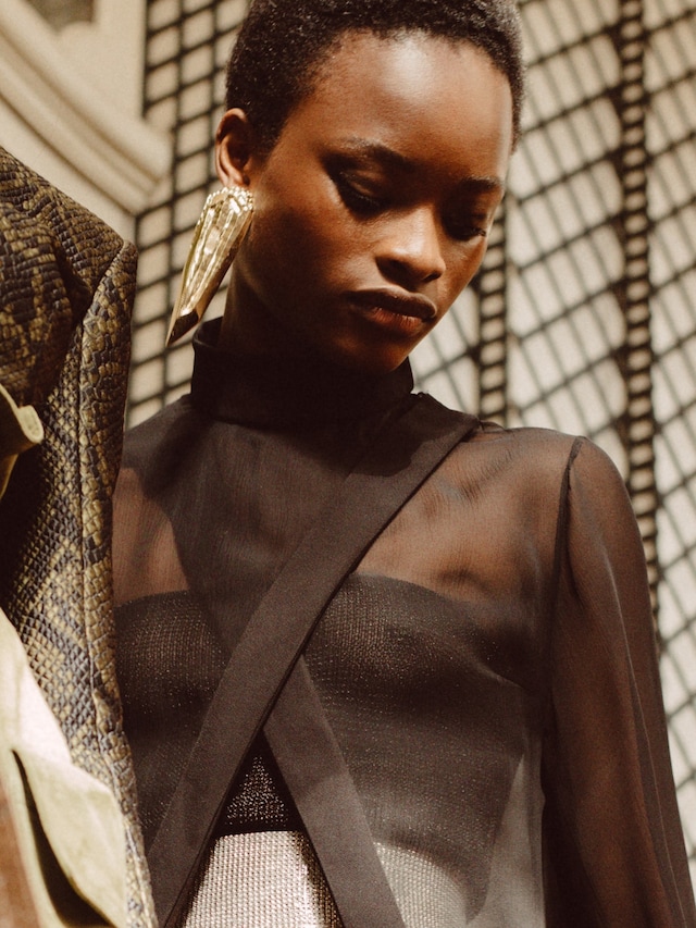 Balmain SS17 Paris womenswear backstage Dazed 16