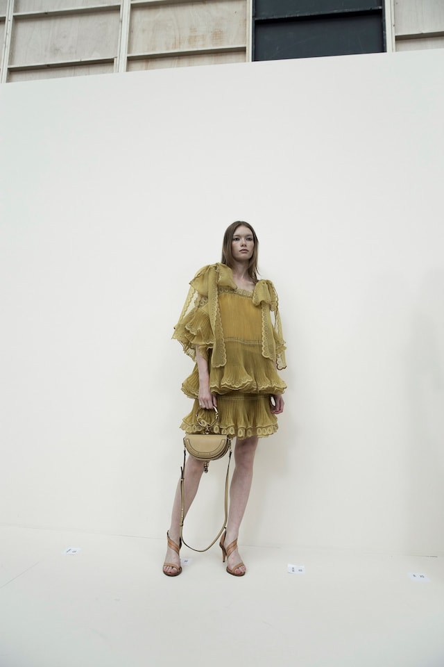 Backstage at Chloé SS17 PFW Dazed 3