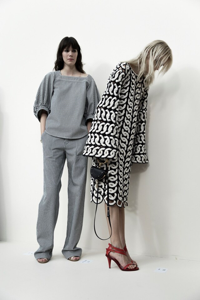 Backstage at Chloé SS17 PFW Dazed 14