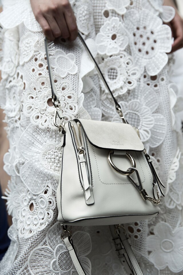 Backstage at Chloé SS17 PFW Dazed 24