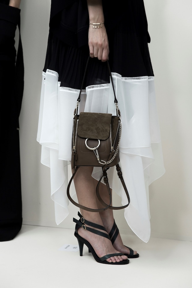 Backstage at Chloé SS17 PFW Dazed 26