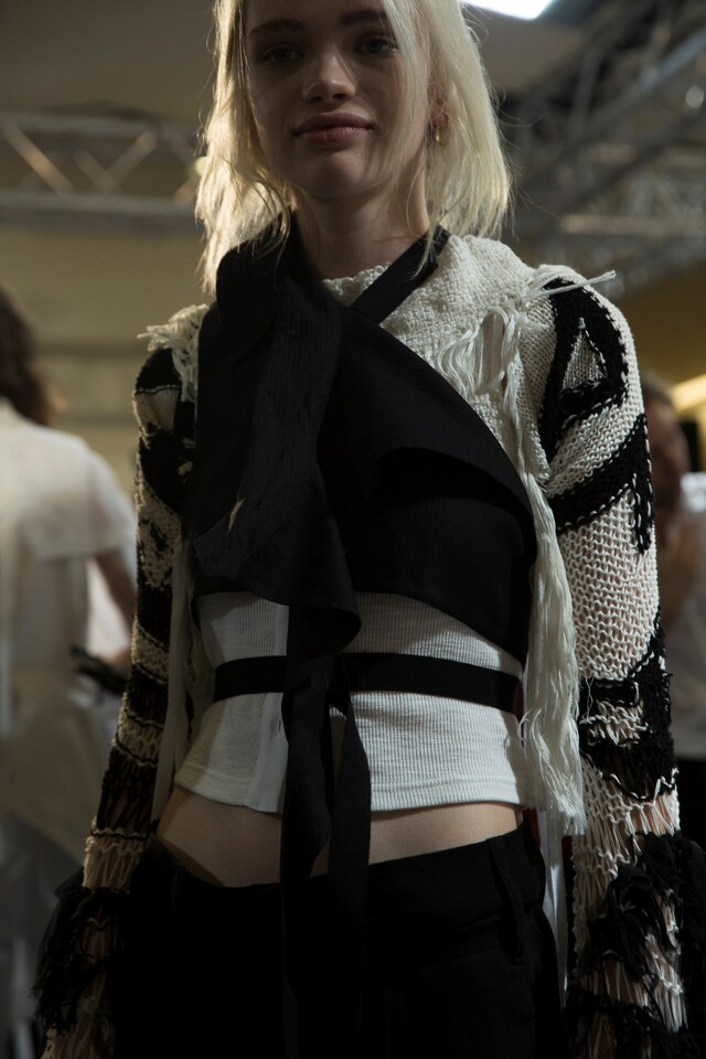 Backstage at Ann Demeulemeester SS17 PFW Womenswear Dazed 6