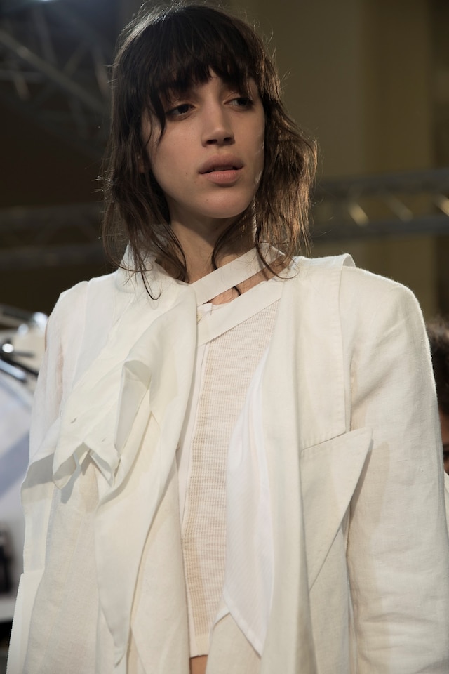 Backstage at Ann Demeulemeester SS17 PFW Womenswear Dazed 19