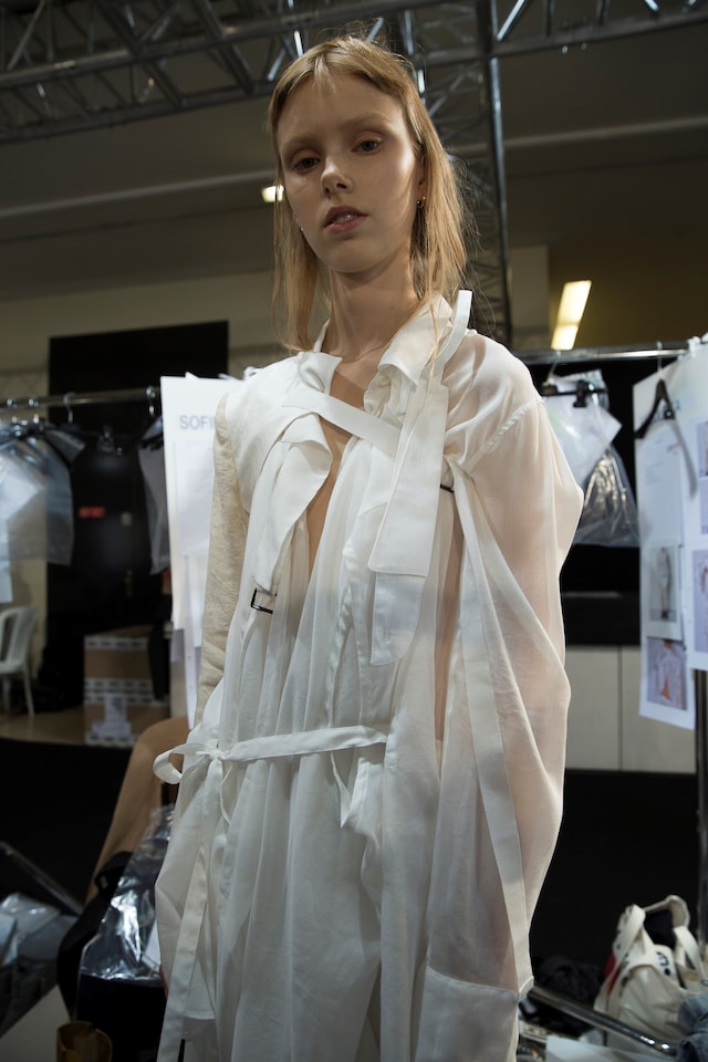 Backstage at Ann Demeulemeester SS17 PFW Womenswear Dazed 16