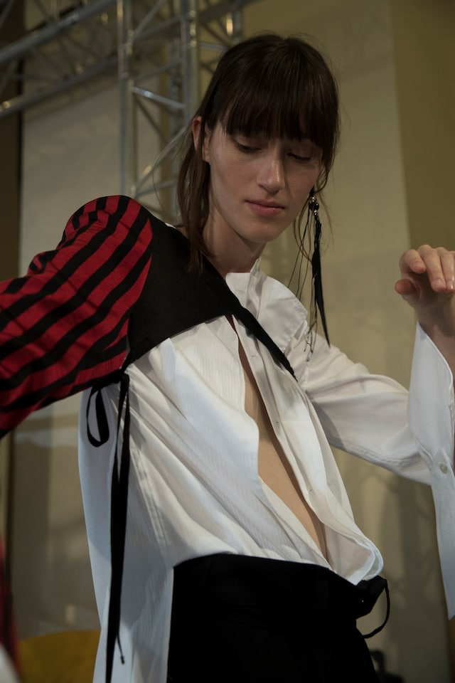 Backstage at Ann Demeulemeester SS17 PFW Womenswear Dazed 14