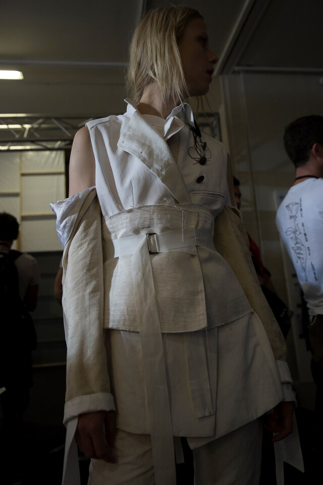 Backstage at Ann Demeulemeester SS17 PFW Womenswear Dazed 10