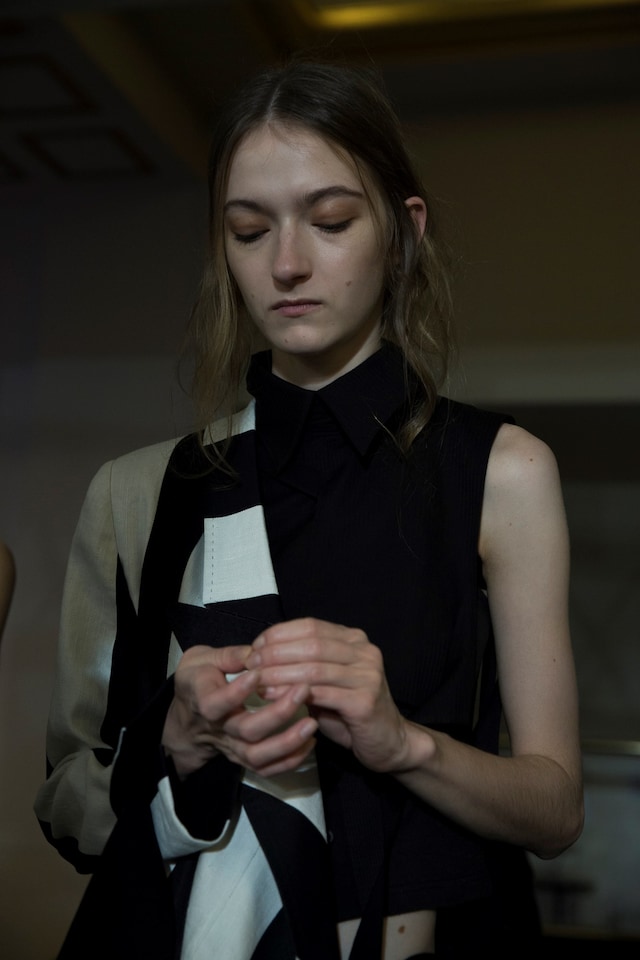 Backstage at Ann Demeulemeester SS17 PFW Womenswear Dazed 24