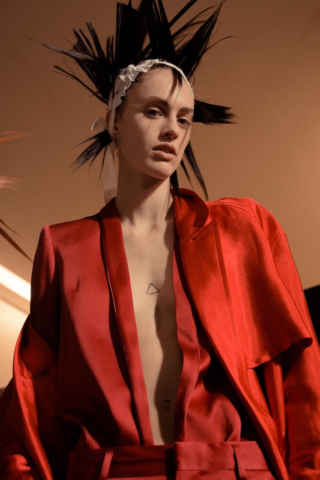 Haider Ackermann SS17 PFW womenswear backstage Dazed 0