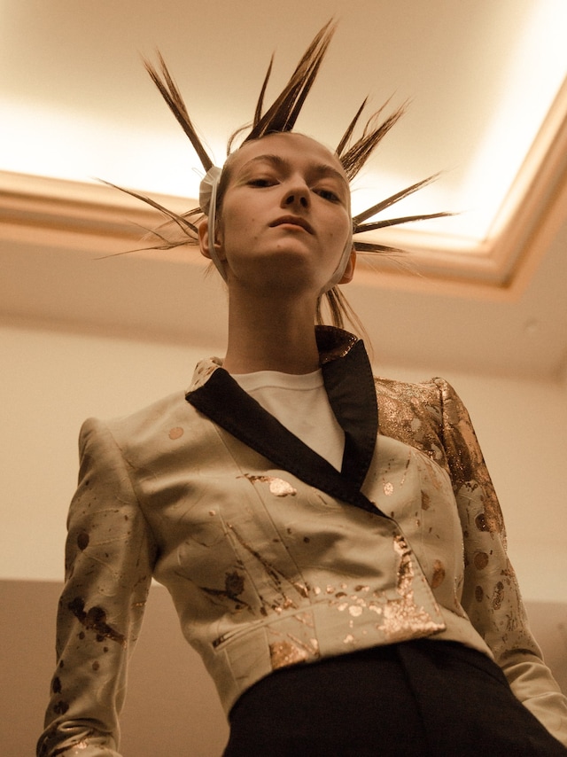 Haider Ackermann SS17 PFW womenswear backstage Dazed 4