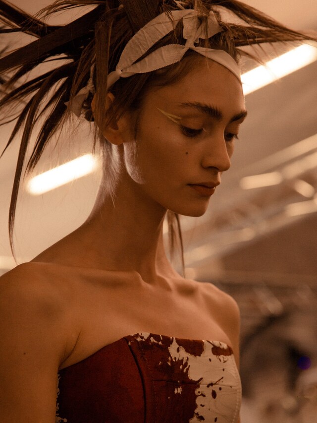 Haider Ackermann SS17 PFW womenswear backstage Dazed 22