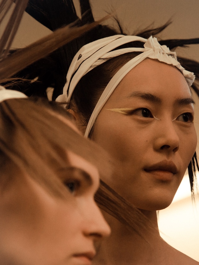 Haider Ackermann SS17 PFW womenswear backstage Dazed 19