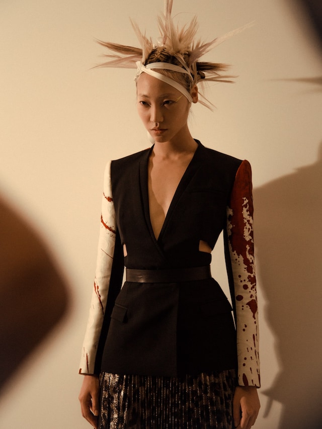 Haider Ackermann SS17 PFW womenswear backstage Dazed 24